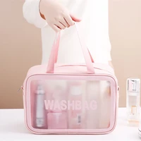 women portable travel wash bag transparent waterproof makeup storage pouch large capacity cosmetic organizer beauty case 3 size