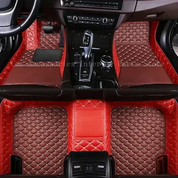 LHD Carpets For Ford Fusion Mondeo 2016 2015 2014 2013 Car Floor Mats Leather Custom Waterproof Accessories Rugs Decoration