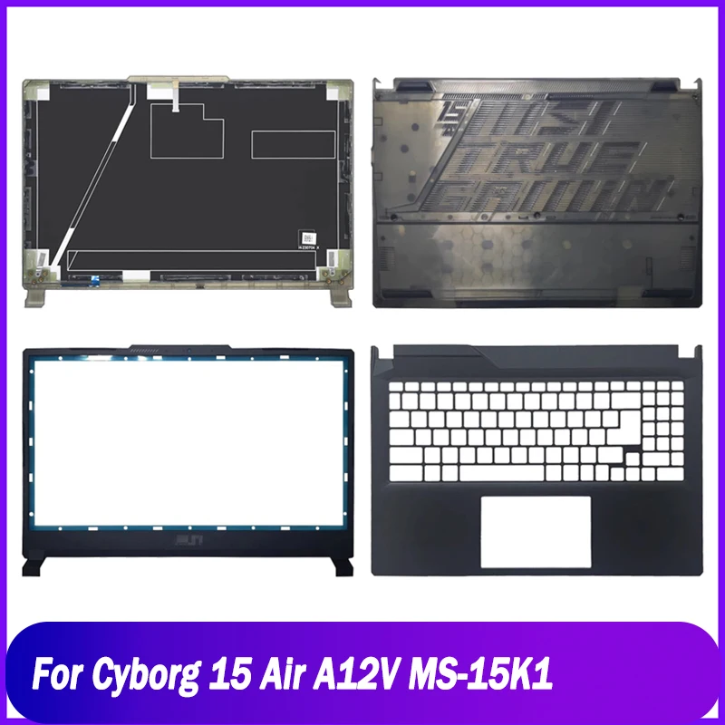 Новая задняя крышка для ноутбука MSI cyборга 15 Air A12V MS-15K1 ЖК-дисплея передняя панель