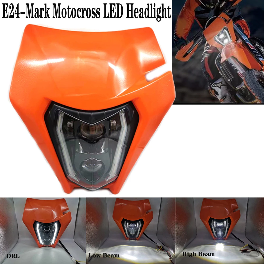 

Светодиодная фара для мотоцикла KTM EXC EXCF SX SXF XC XCF XCW XCFW 125 150 250 300 350 450