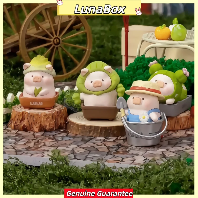 Официальная коллекционная мини-фигурка Lulu The Piggy из серии Lulu Garden: кавайная кукла-животное для декора стола и подарок для фанатов (art.: 3920dbbcbf498) - 3920dbbcbf498