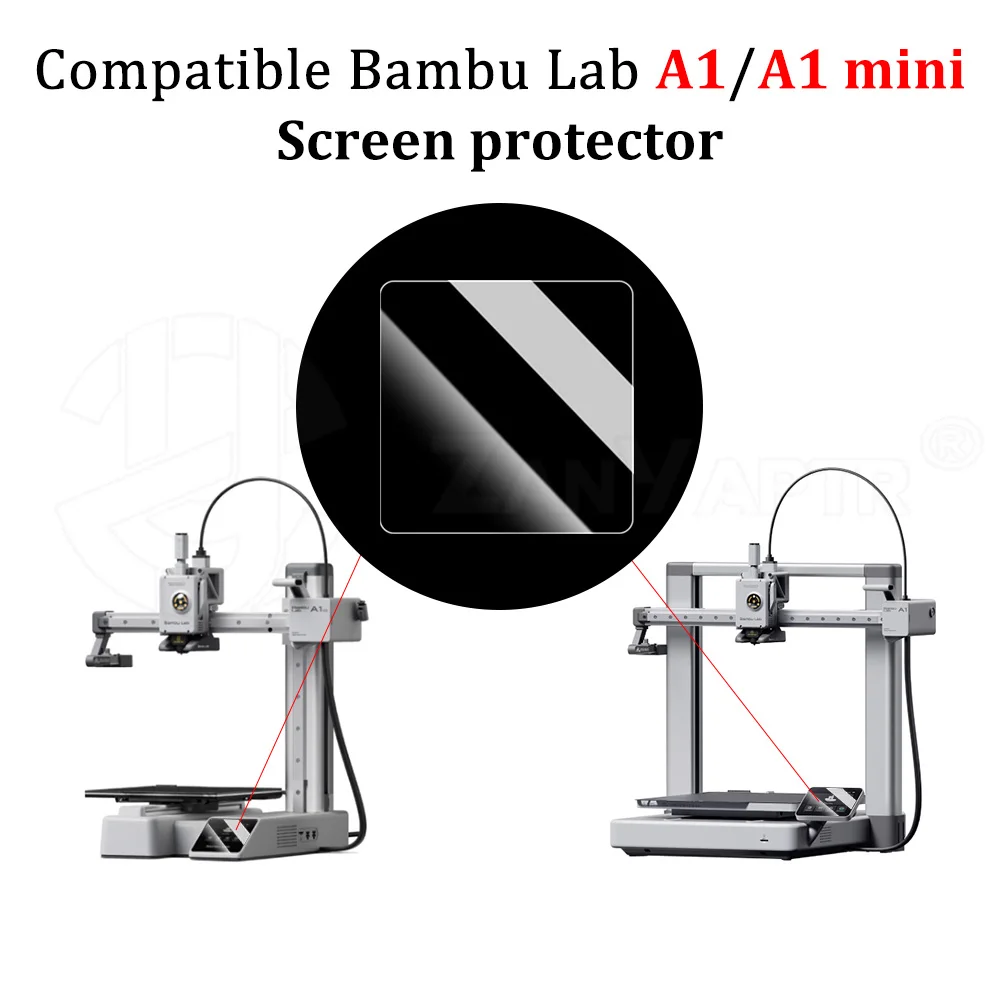 1-3 шт. Защитная пленка для 3D-принтера Bambu Lab A1 A1 mini, высокая прозрачность, высокая четкость, защита от царапин, для деталей 3D-принтера (art.: 3920d401bf019) - 3920d401bf019