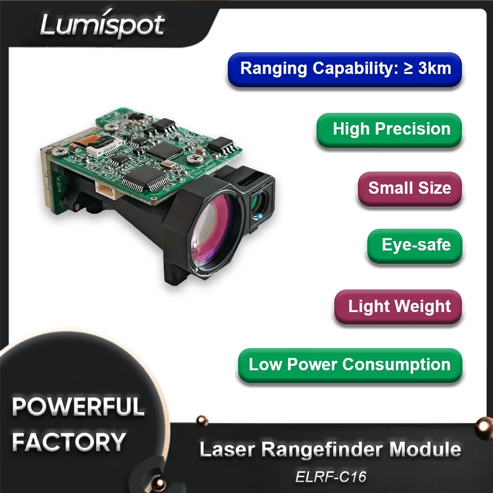 Фото Лазерный модуль измерения расстояния Lumispot ELRF-C16 3 км №2