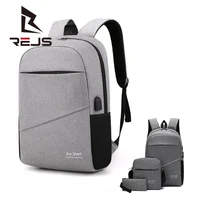 rejs men backpack casual light mini bags multifunctional convenient backbag with usb charging designer bag suit rucksack mochila