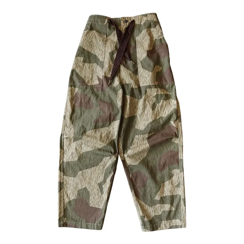 Kapital Male Trousers 23SS Autumn Exclusive Vanished Japanese Camo Loose Pleated Wide Leg Pants Trend