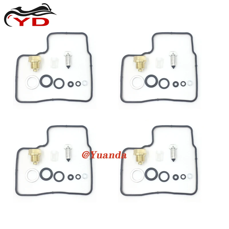 4 набора для Honda ST1100 ST1100A 91-01 комплект для восстановления карбюратора, плавающее игольчатое сиденье
