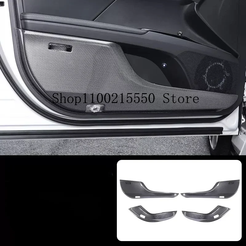 Для Toyota Camry 2018-2024 Автомобильная дверь Противоударная прокладка ABS углеродное