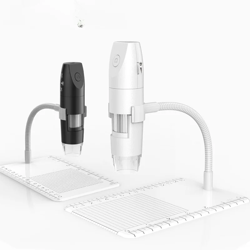 

WiFi Microscope with Stereo Electronic Student Microscope Stand Portable Wireless Digital Microscope Videos for Biological