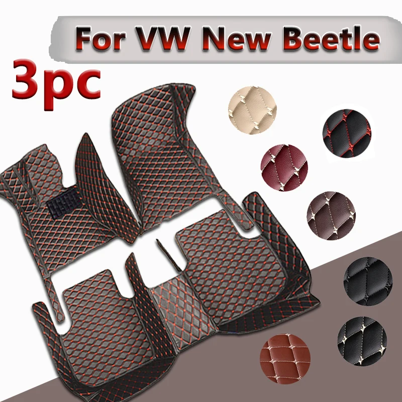 

Автомобильные коврики для VW Volkswagen New Beetle Convertible 1998 ~ 2011, водонепроницаемые коврики для автомобиля, автомобильные коврики, автомобильные аксессуары