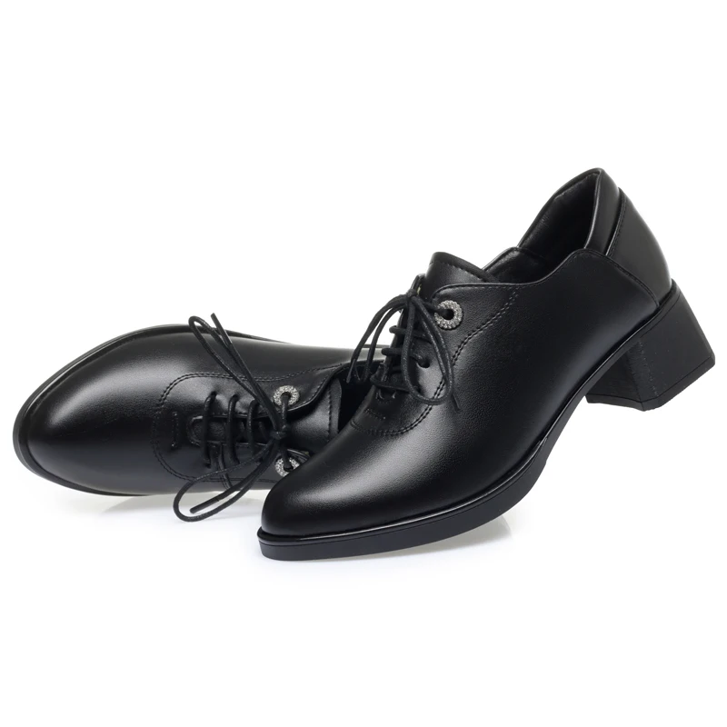 DIMANYU/женские модельные туфли весна 2024 новые женские из натуральной кожи женская