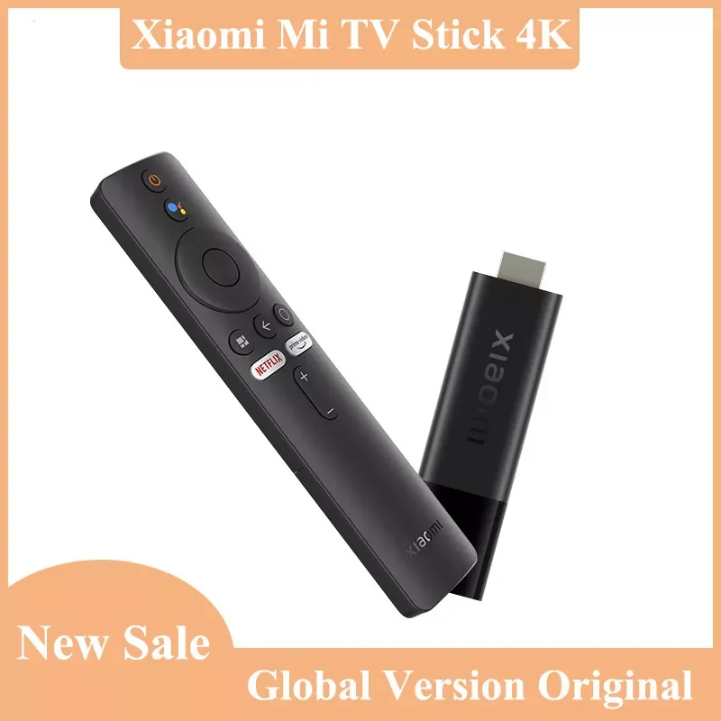 

NEW2023 Mi TV Stick 4K Global Version Android 11 Streaming 2GB RAM 8GB ROM Quad Core Wifi Bluetooth 5.0 Assistant