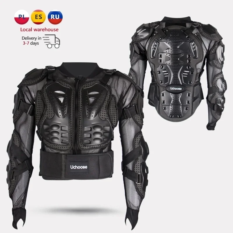 

Motorcycle rccycle full protective jacket, black red turtle armor, men's motorcycle clothing, motorcycle equipment, fabric