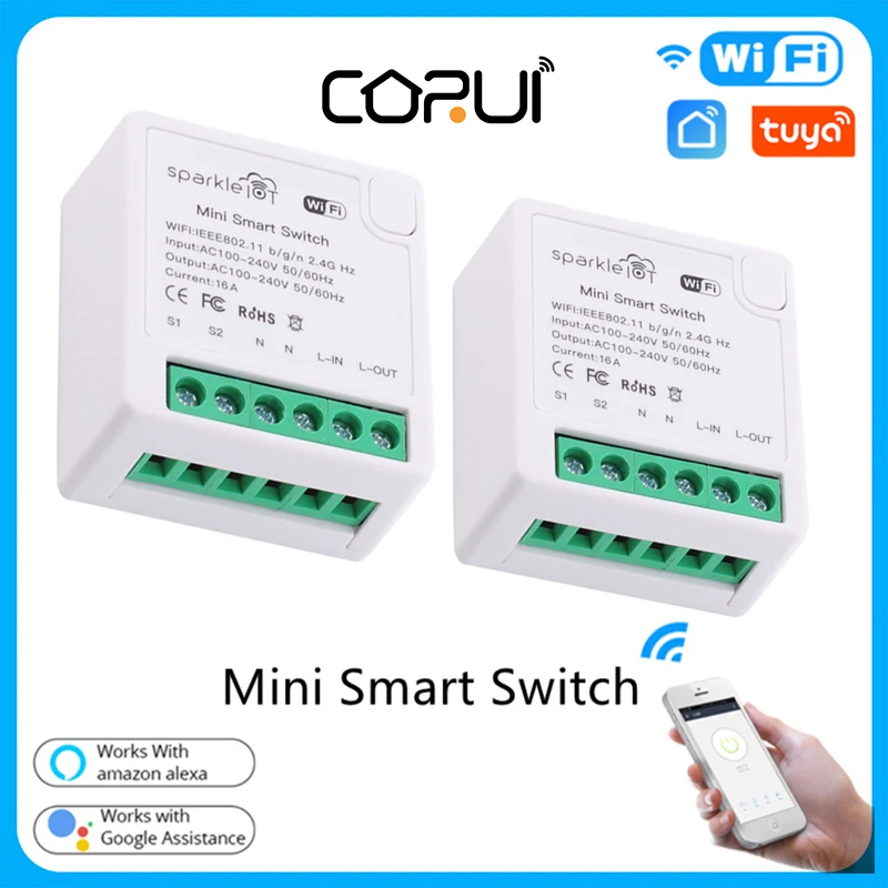 

Умный выключатель HomeKit, 16 А, Wi-Fi, голосовое управление