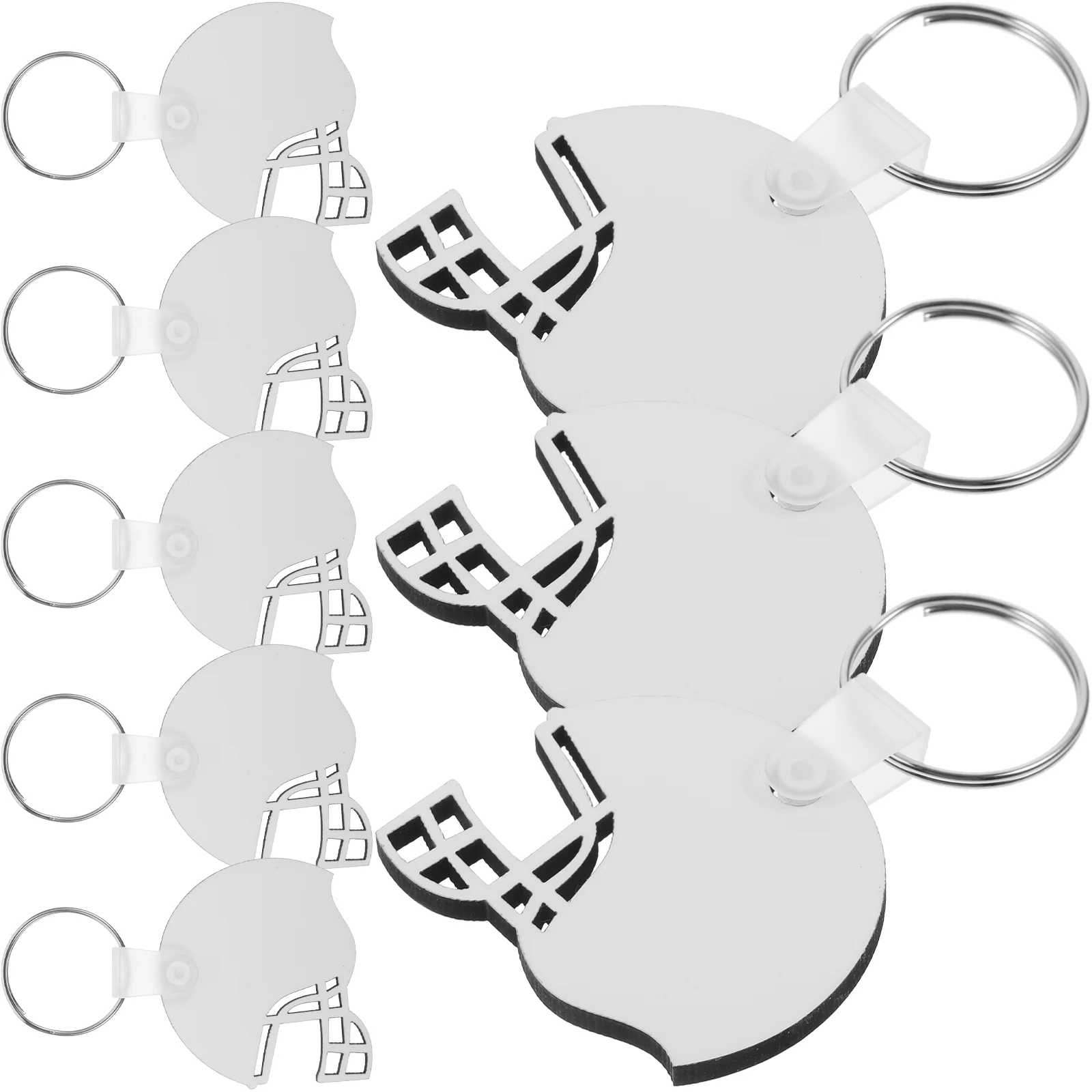 

40pcs Sublimation Blanks Bulk Handicraft Keychain Blanks Sublimation Keychain Blank Keychain