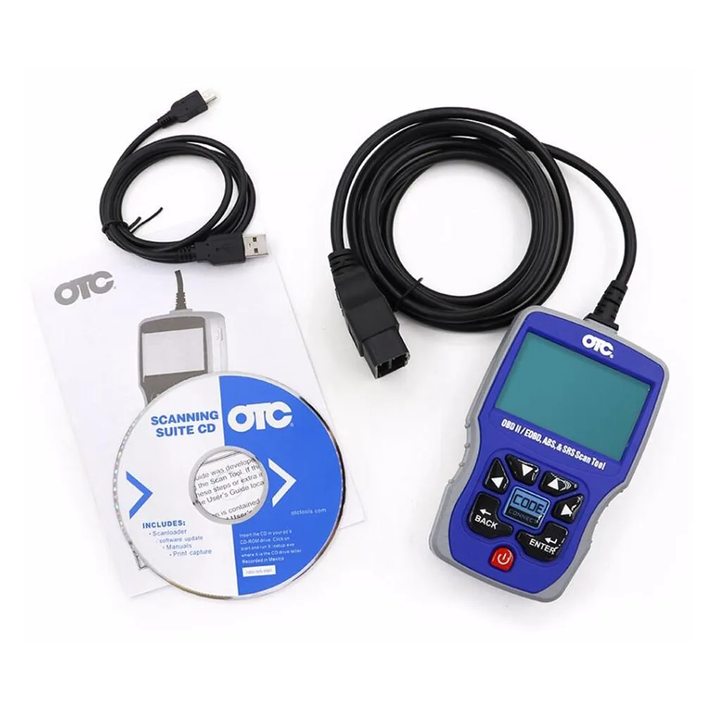 OTC 3111 Pro трехязычный сканер 3111PRO OBD II считыватель кодов OBD2 OBDII CAN ABS подушка