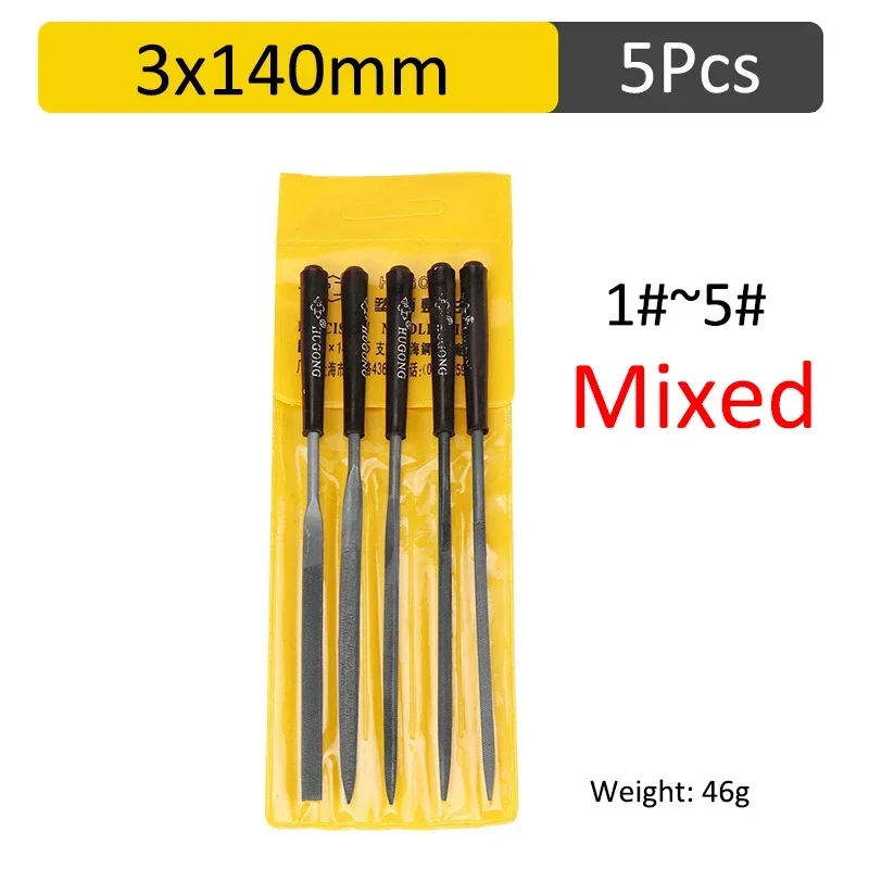 

Набор надфилей из подшипниковой стали 3x140 мм