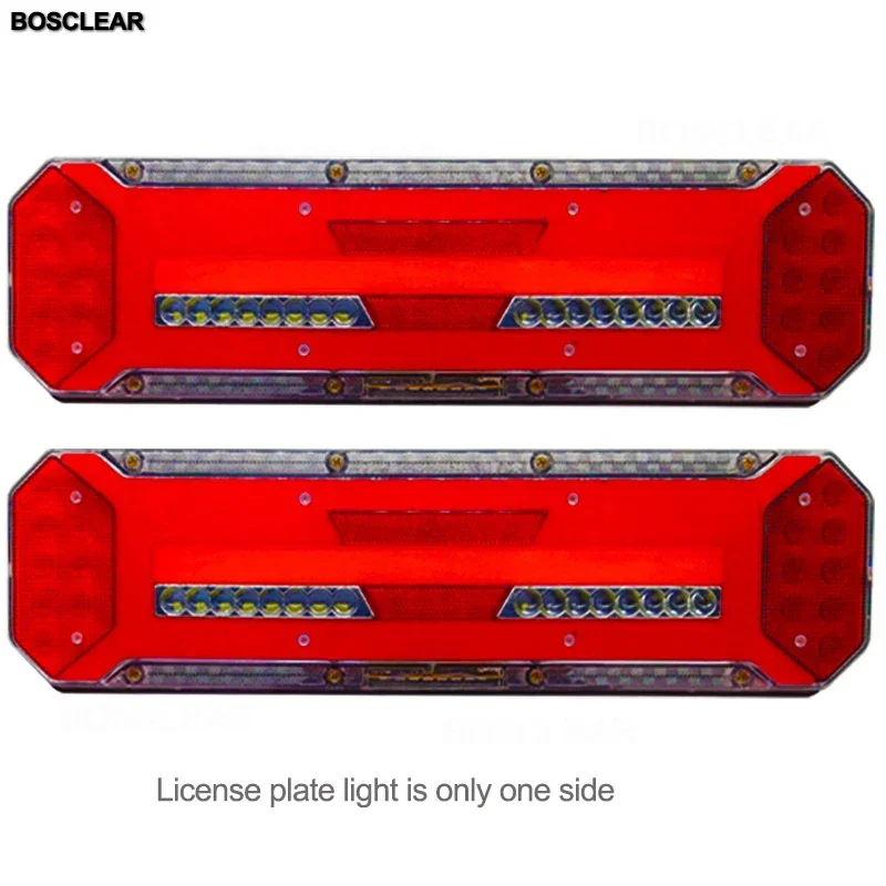 2X 24 В светодиодный задний фонарь для грузовика сигнальные огни прицепа