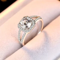sherich real moissanite diamond ring women elegant jewelry 925 sterling silver anniversary holiday gifts girls party jewelry