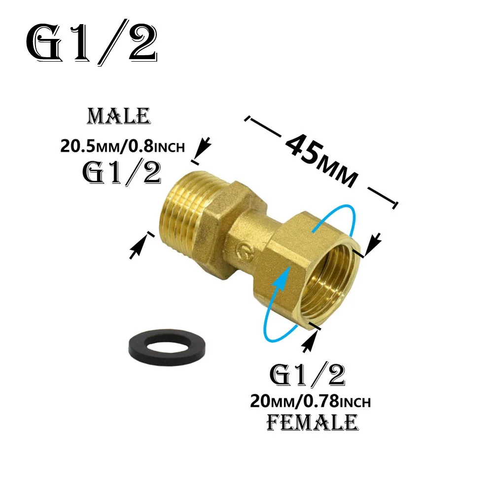 

Медные резьбовые соединители латунные G1/2 G3/4 G1