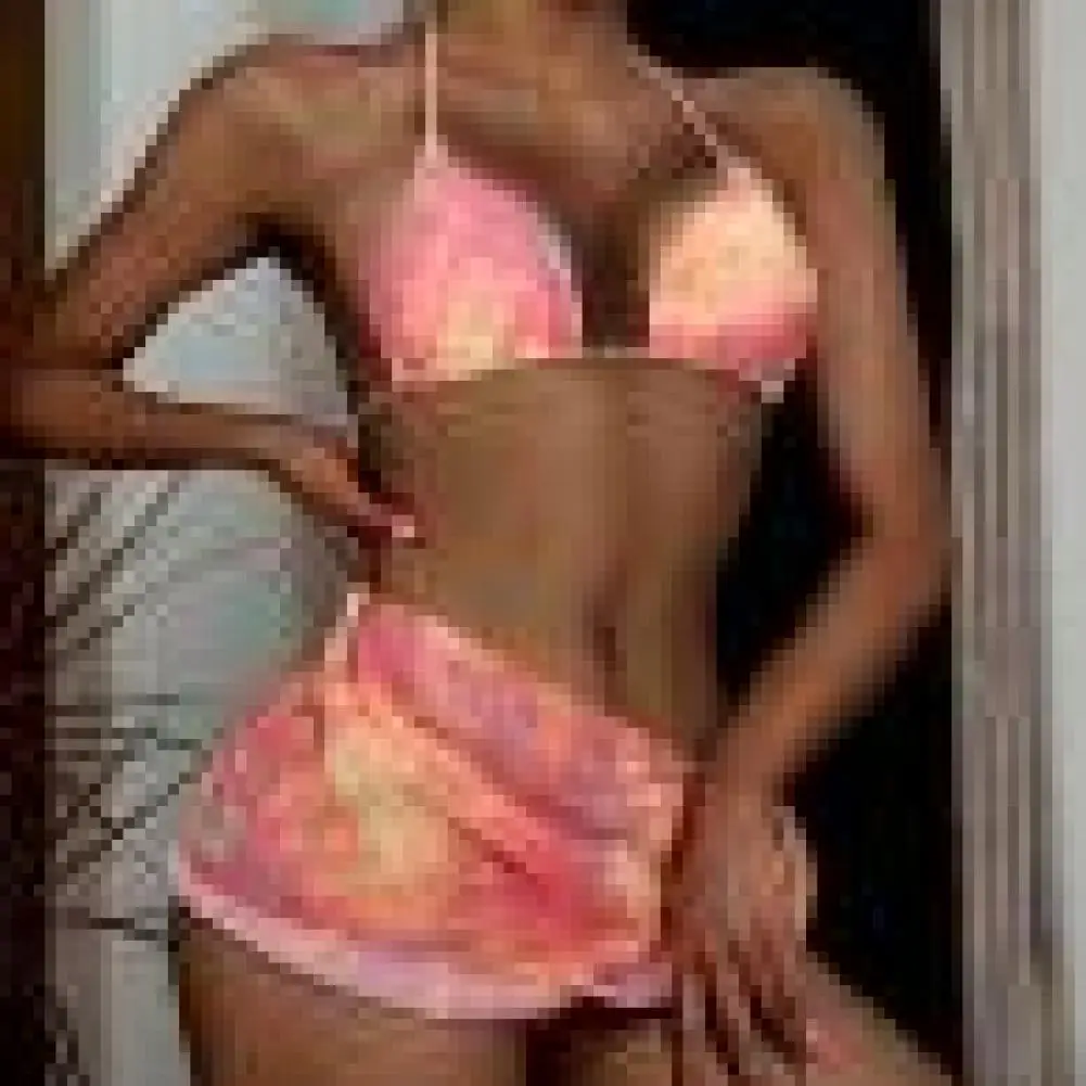 

Sexy Swimming Print Bikinis Triangle 3PCS Swimsuit Women High Cut Bathing Suits conjunto Biquinis feminino trajes de baño mujer