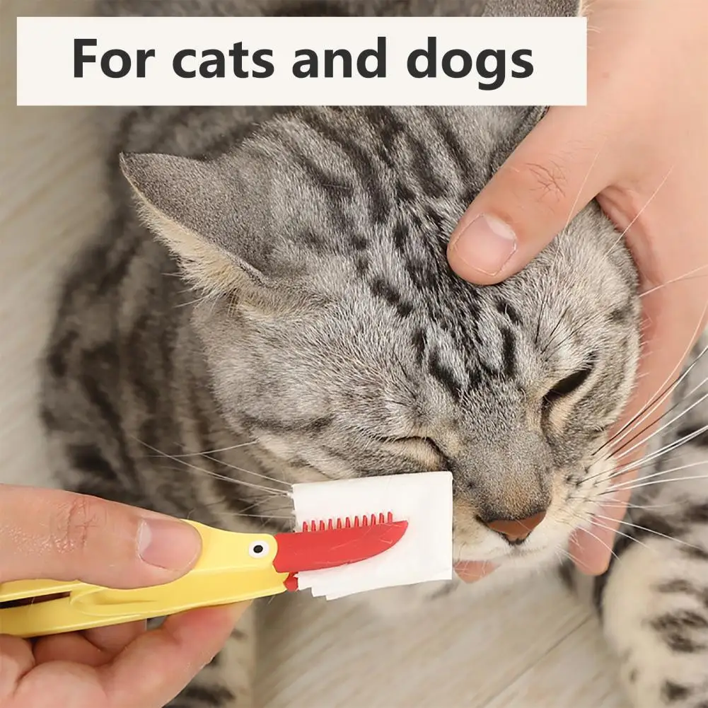 

Cat Tear Stain Brush Soft Flexible Cat Dog Eye Combs Reusable Tear Stain Removers for Pet Supplies 2pcs Eye Brushes Tear Stain