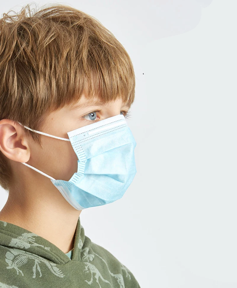 Маска для лица одноразовая из нетканого материала 50 шт. | Тематическая одежда и