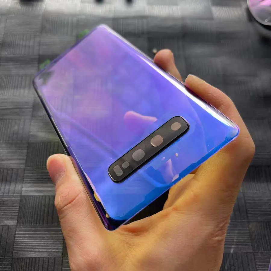 Прозрачная Задняя стеклянная крышка для SAMSUNG Galaxy Note 10 9 8 Plus Крышка батарейного