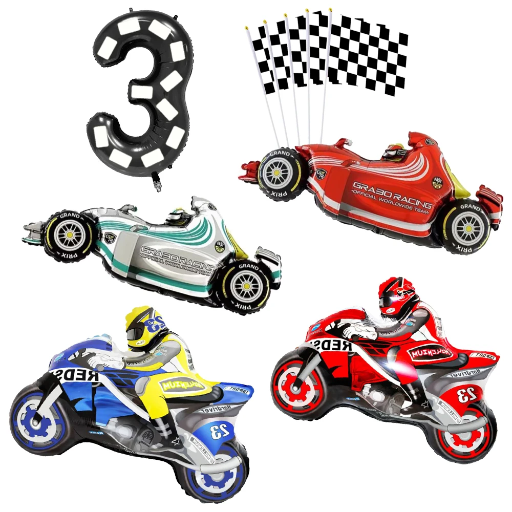 

Motorcycle Theme Party decoration Motorcycle balloon Motocross balloon toy race car balloon boy racing car Birthday party Decor