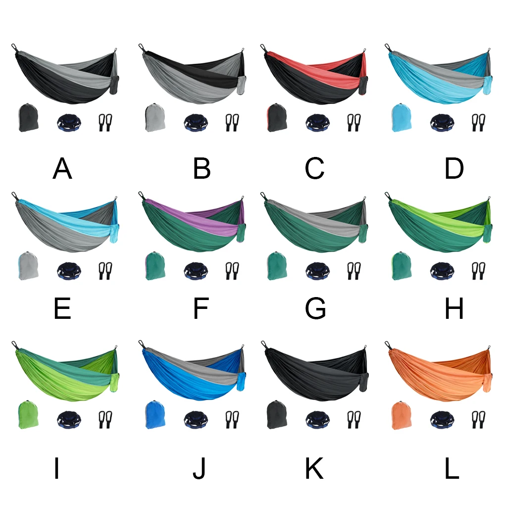 

Nylon Parachute Hammock Portable Foldable Replacement Hammocks Green Type