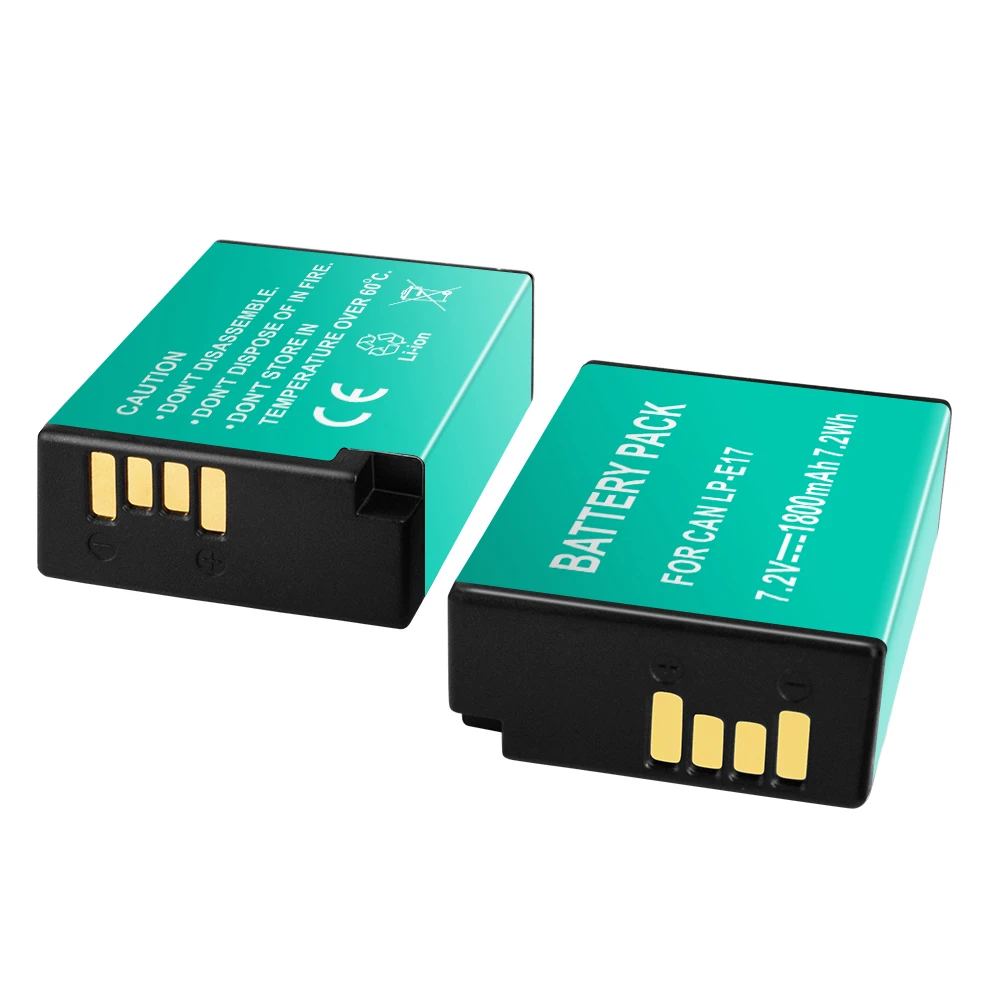 Фото Аккумулятор LPE17 LP E17 LP-E17 E17 + зарядное устройство USB с ЖК-дисплеем для Canon EOS RP 200 250D M3 M5 M6 750D 760D T6i T6s 800D 8000D 77D Kiss X8i №2