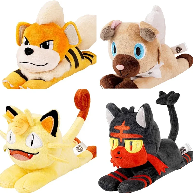 Оригинальная Подлинная Коллекционная модель Pokemon Growlithe Litten анимационный