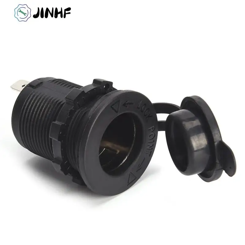 

Heat Resisting Plastic Power Socket 12V Waterproof Car Boat Motorcycle Cigarette Lighter Socket Power Plug Outlet Car Acc