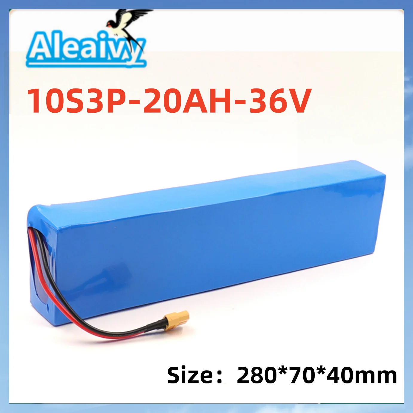 

36V Battery 10S3P 20Ah XT60 42V 18650 Lithium Ion Battery Pack for E-bike Electric Car Bicycle Motor Scooter 350W 500W +20A BMS