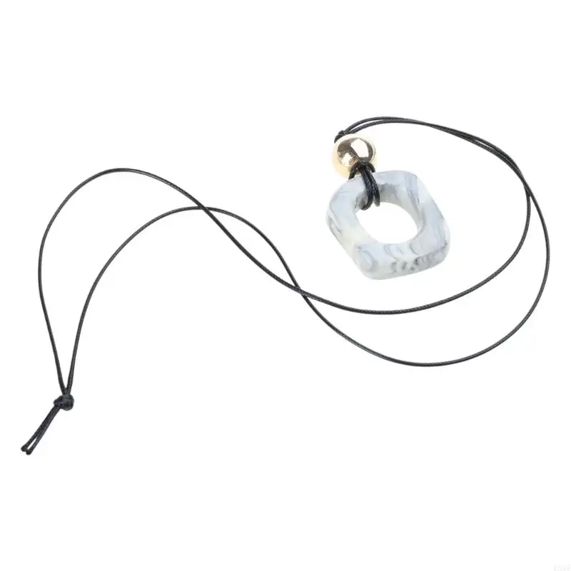 LXAE Многофункциональное ожерелье из смолы с подвеской-цепочкой отражающее