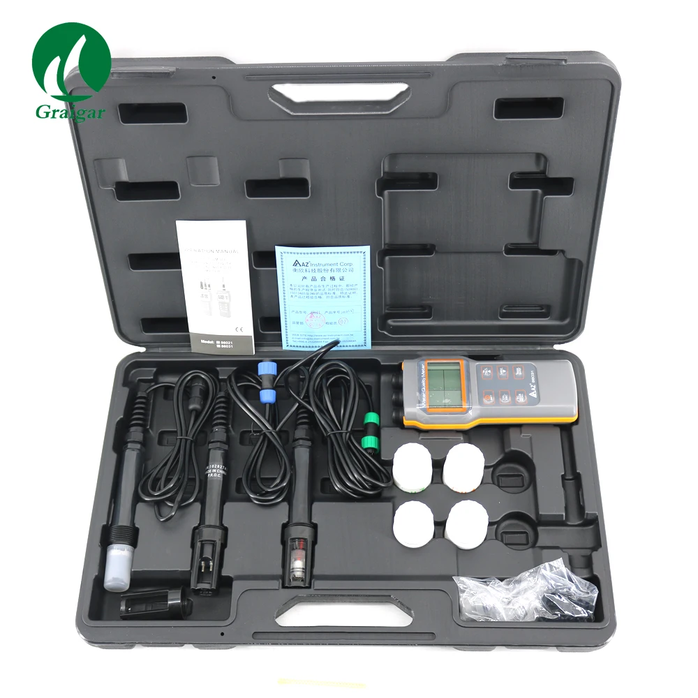 

New Discount AZ86031 water quality measuring instrument 86031 Handheld IP67 Combo PH/COND./D.O