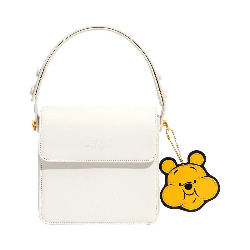 Disney Pooh Bear Female Shoulder Bag Light Luxury Shoulder Bag Niche Handbag Birthday Gift Underarm Bag To Girlfriend