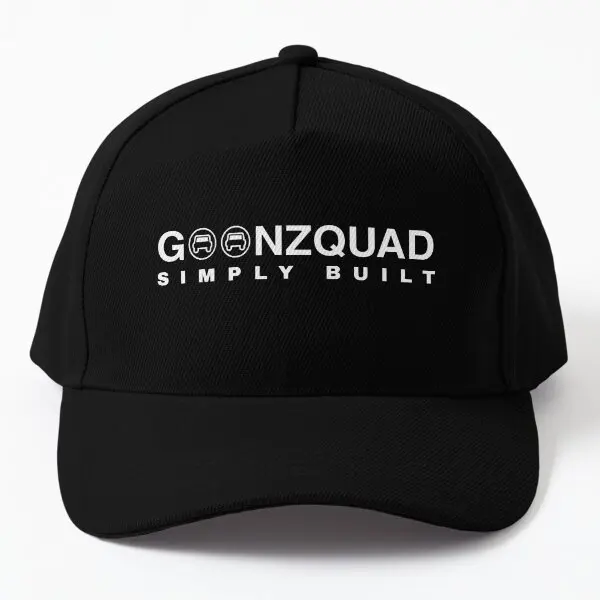 

Goonzquad Simply Built Baseball Cap Hat Outdoor Casual Snapback Hip Hop Black Casquette Bonnet Sport Czapka Boys Mens Printed