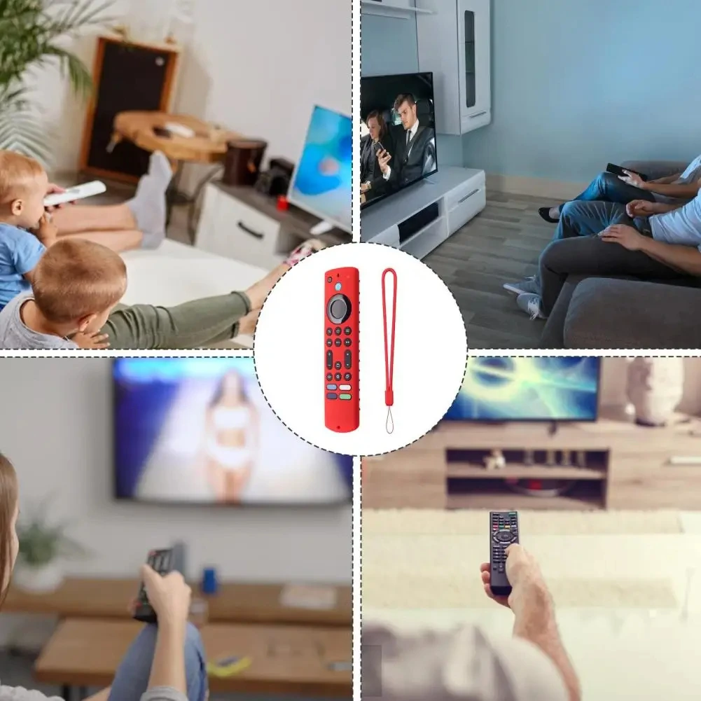 Мягкий чехол для пульта дистанционного управления Amazon Fire TV Stick 4k Max силиконовый с