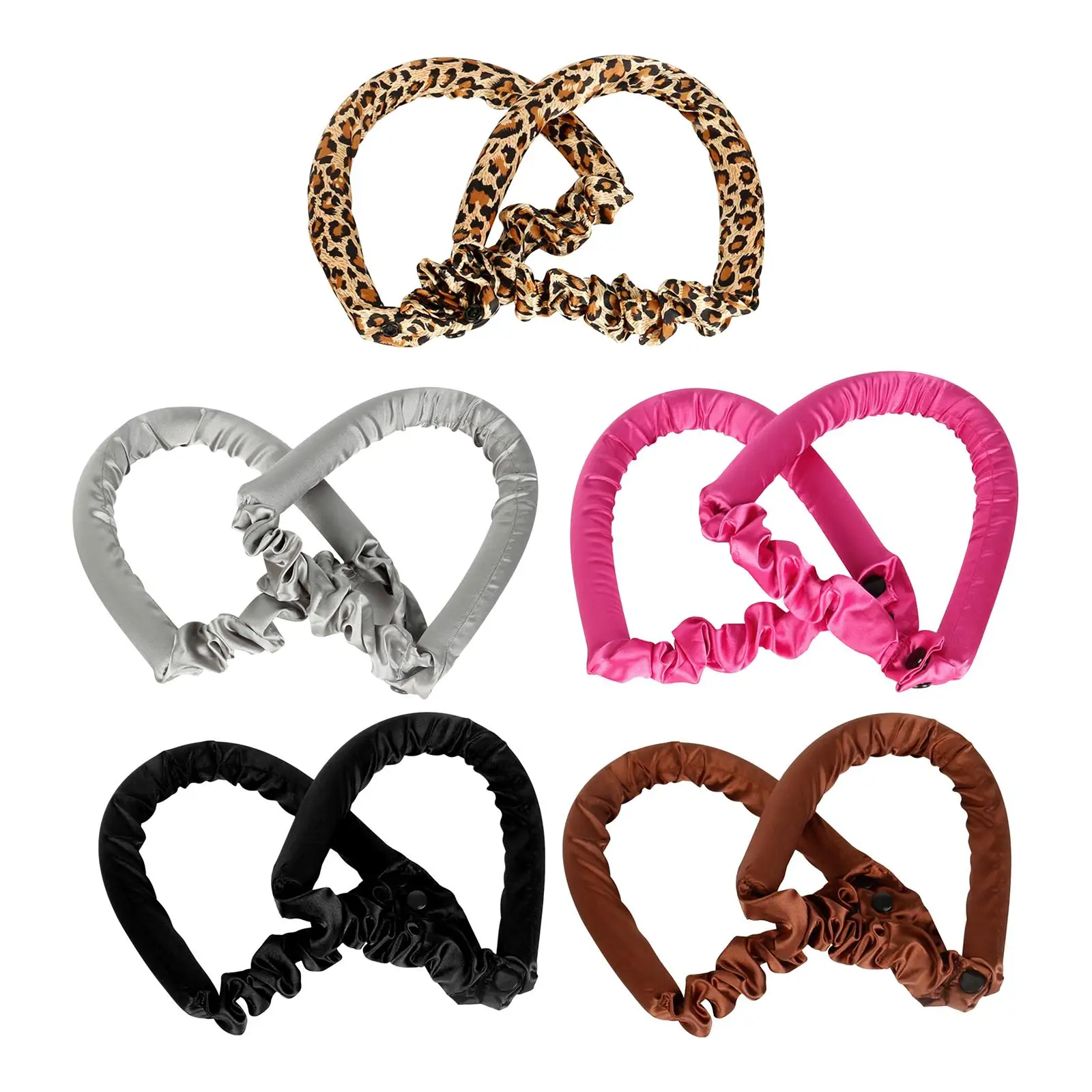 

Sleeping Heatless Curling Rod Headband Hair Curler Hair Rollers Soft Waves Tools Hair Styling Lazy Waves Curls Girl