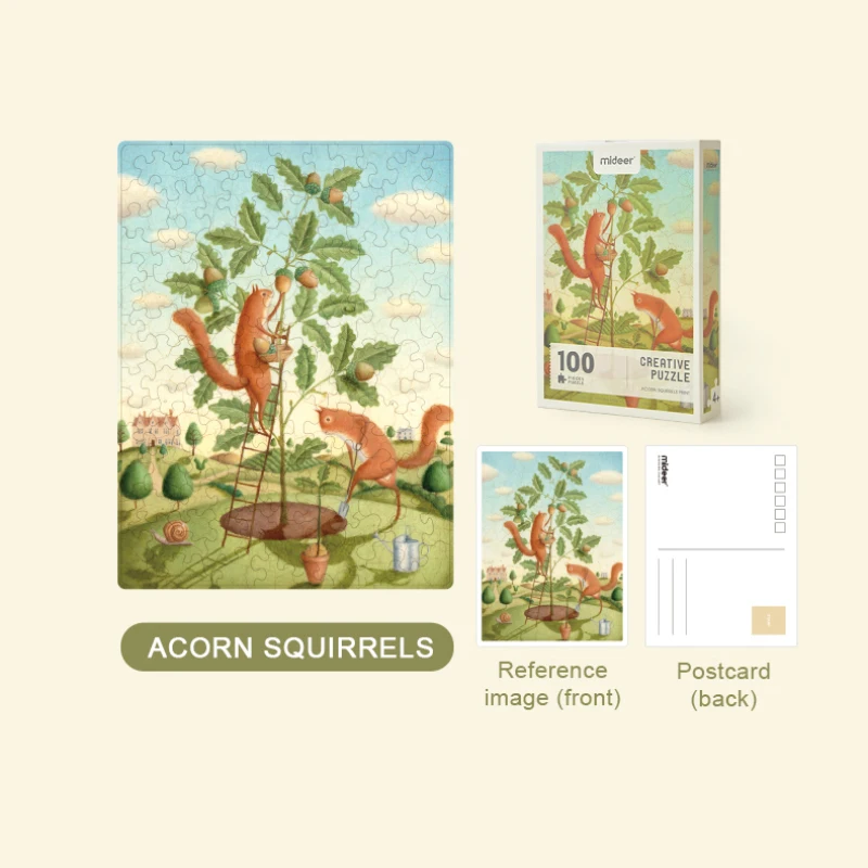 Пазл детский из серии воображение 4 года + утолщенная бумага 100 шт. | Игрушки и