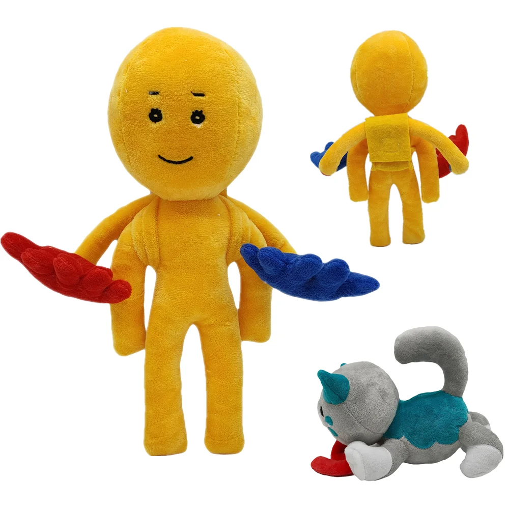

25cm New Poppy Playtime Player Plush Toy Huggy Wuggy Candy Cat Plushine Toy Stuffed Doll Kids Gift
