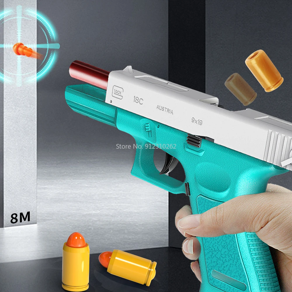 Быстрая стрельба бросающий Игрушечный Пистолет Desert Eagle пистолет оружие взрыв