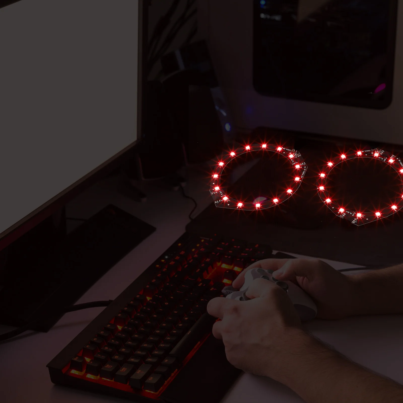 

1 Set LED Light Strip Remote Control Adjustable Replacement RGB Light Strip Console LED Light Flexible Tape Light