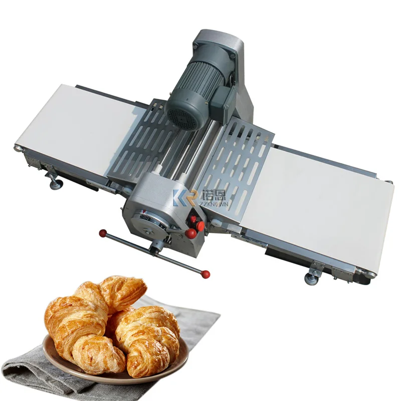 

Electric Automatic Food Pizza Noodles Dough Sheeter Roller Equipment Commercial Tabletop Croissant Pastry Bakery Machine