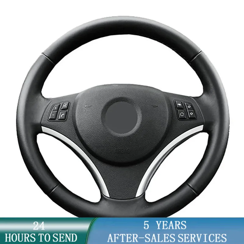 Customized Car Steering Wheel Cover Non-slip Leather Original Steering Wheel Braid For BMW E90 325i 330i 335i E87120i 130i 120d