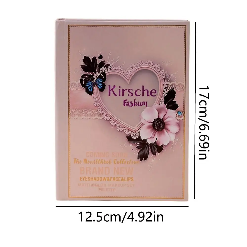 5-слойная Складная палитра теней для век в форме книги стойкие тени легкая