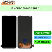 6 43 original lcd for oppo a93 4g 2020 lcd display touch screen digitizer assembly replacement parts for oppo cph2121 tft lcd