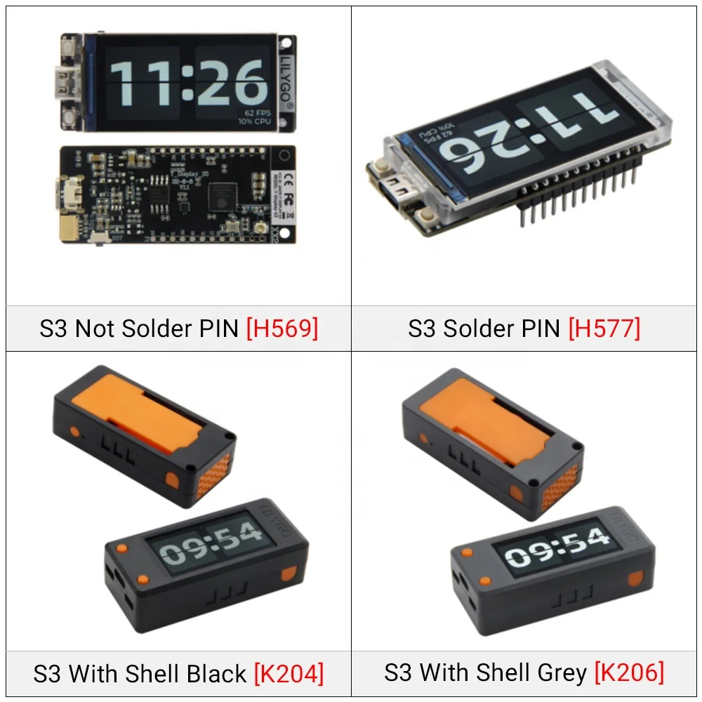 LILYGO TTGO T-Display S3 ESP32-S3 1 9 ''ST7789 ЖК-дисплей программируемая макетная плата