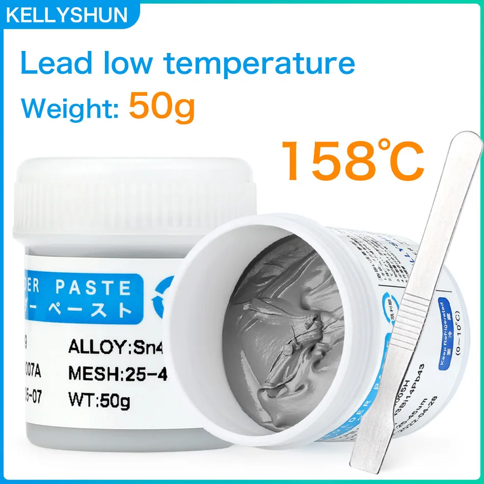 Низкотемпературная свинцовая Smd стандартная SMD паста для сварки печатных плат