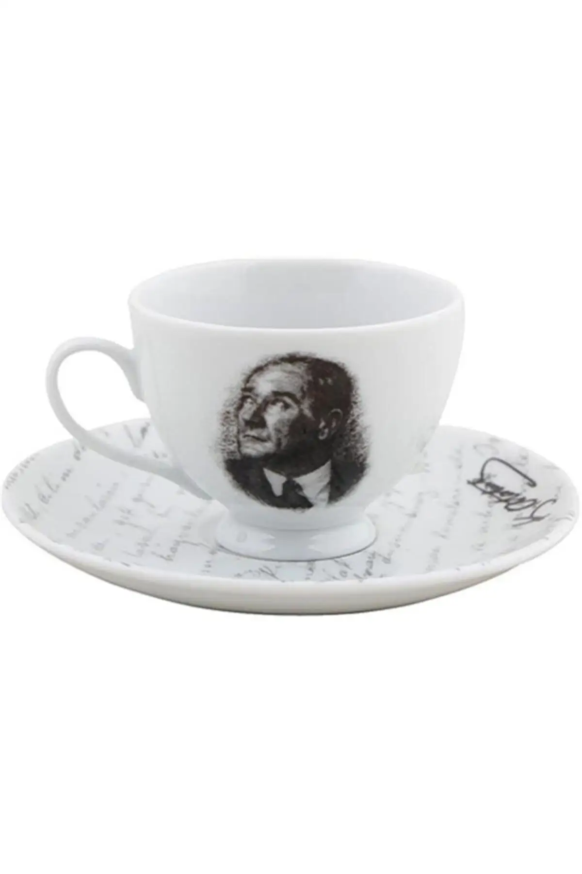 

Amazing Turkish Greek Arabic Coffee & Espresso Cup Set Ataturk Coffee Set 4 pieces